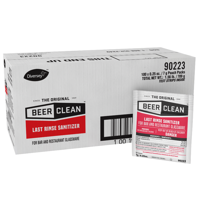 BEER CLEAN LAST RINSE SANITIZER 100/.25OZ/CS